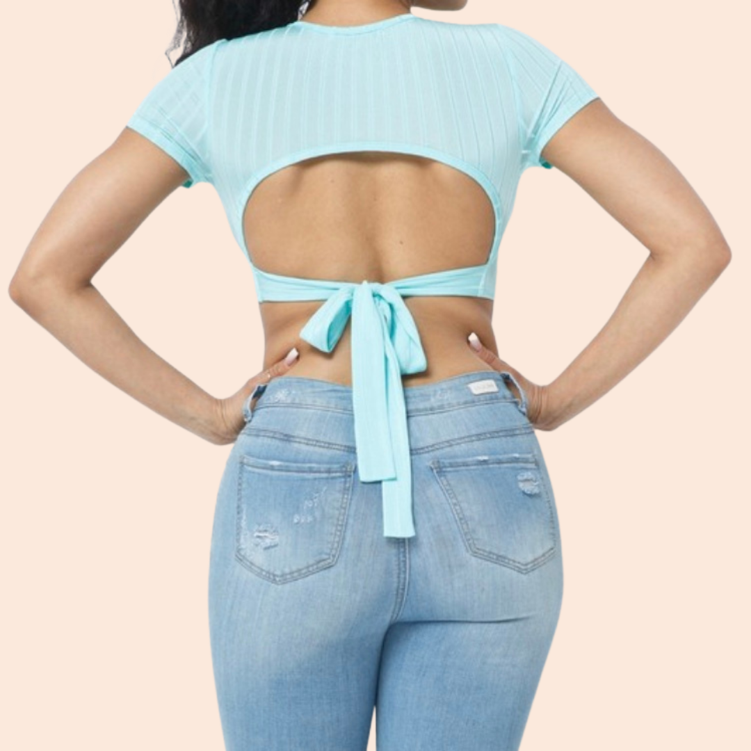 Summer Nights Crop Top (Mint)