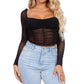 Sophia Crop Top (Black)